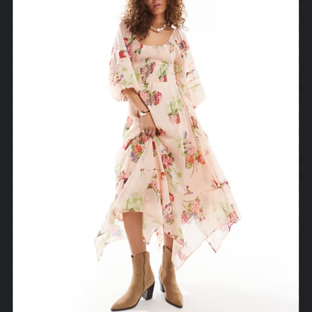 Free People Morning Glory Maxi Dress XS